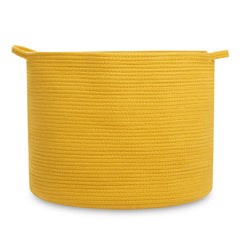 Natemia extra-large woven storage basket close-up showing durable rope weave for sturdy organization