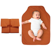 Natemia portable diaper changing pad top view shows lightweight surface for on-the-go changes
