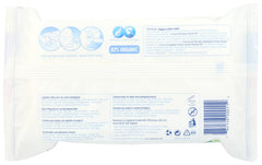 Natracare Baby Wipes pack front showing organic formula.