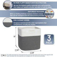 NaturalCozy basket folding method enables easy shaping for a snug fit