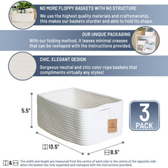 NaturalCozy hidden-handles basket provides discreet carry for toys and books.