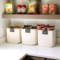 NaturalCozy bin with toy inside demonstrating practical toy storage use