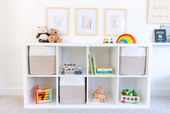 NaturalCozy cotton-rope-basket-texture shows sturdy woven texture for durable storage.