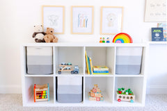 NaturalCozy cotton rope material delivers sturdy, safe storage for busy households.