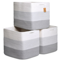 NaturalCozy 13x15x13 Kallax bins folding method for easy shaping and fit.
