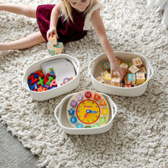 NaturalCozy small rectangle basket perfect for keys or jewelry