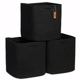 NaturalCozy Storage Cubes demonstrate wrinkle-free shaping for tidy shelves.