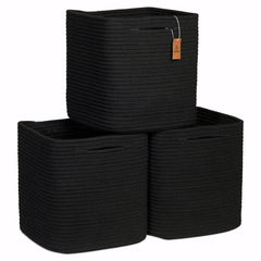 NaturalCozy Storage Cubes demonstrate wrinkle-free shaping for tidy shelves.
