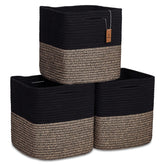 NaturalCozy Storage Cubes group shot on a shelf for tidy toy organization.