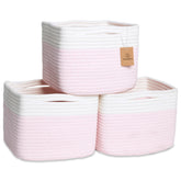 NaturalCozy storage cubes 9x9x7 folded-structure demonstration on a shelf.