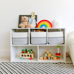 NaturalCozy storage cubes folded-form shape retention demonstrated