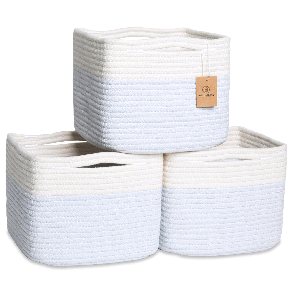 NaturalCozy storage cubes foldable-structure close-up shows maintained shape.