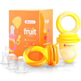 NatureBond baby feeder front view in appetizing colors for easy weaning prep