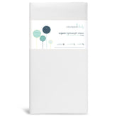 Naturepedic Organic Baby Crib Mattress main view shows 2-stage infant-to-toddler support.