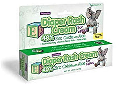 Natureplex diaper rash cream pack-front, barrier protection against wetness