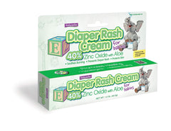 Natureplex diaper rash cream bottle with zinc oxide and aloe soothes irritation and protects skin