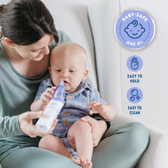 Navage BPA-free silicone tips ensuring safe, dishwasher-cleanable use.