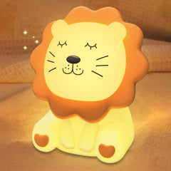 Nawchedo Lion Night Light color-change display for calming bedtime routines.