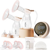 NCVI 8100 double electric breast pump front view for comfortable daily pumping