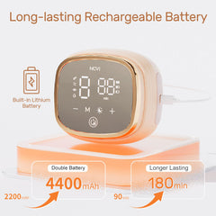 NCVI breast pump 4400mAh battery supports portable, on-the-go pumping