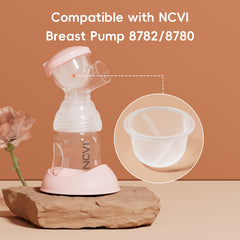 NCVI breast pump diaphragm assembly on shield connector for easy installation and fit.