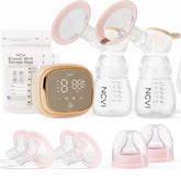 NCVI breast pump night light display enables gentle midnight pumping