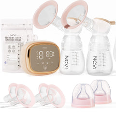 NCVI breast pump night light display enables gentle midnight pumping