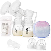 NCVI double electric breast pump with LCD display for easy control during pumping.