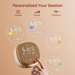 NCVI 8132 suction modes and levels for customized pumping sessions.