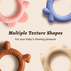 NCVI butterfly teether easy to hold, supports early motor skills.