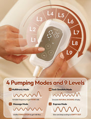 NCVI pump with silent design for late-night pumping