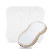 Ndahjahd Thicker 4-Pack liners pack close-up, showing soft fabric for gentle diaper changes