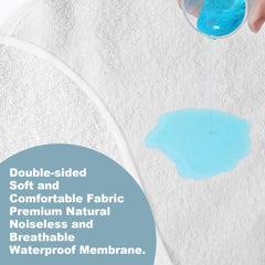 Ndahjahd Thicker 4-Pack liner back shows waterproof barrier against leaks