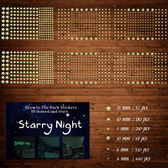 Neasyth 1230 glow stars wall stickers closeup showing 3D dots for a magical bedtime mood