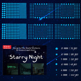 Neasyth Glow Stars packaging shows a 1230-piece blue glow set for starry decor