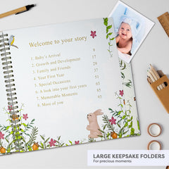 NeBulla Nest baby-memory-book-inside-pages: rich content for milestones and moments.
