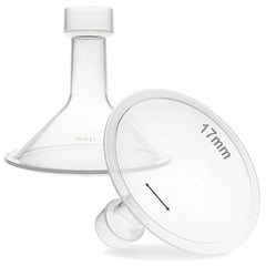 NENESUPPLY 17mm flange with Lansinoh compatibility for comfortable pumping.