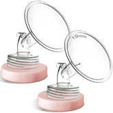 Nenesupply 19mm flange side view shows comfortable shape for extended pumping sessions.