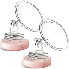 Nenesupply 19mm flange side view shows comfortable shape for extended pumping sessions.