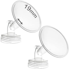 Nenesupply 19mm flange demonstrates Spectra-compatible fit for comfortable pumping.