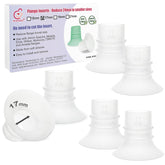 Nenesupply 2nd Gen 17mm flange inserts packaging shows six-pack option for versatile sizing.