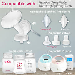 NENESUPPLY backflow protector demonstrates spill-free pumping compatibility.