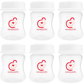 NENESUPPLY wide-neck breastmilk bottles six-pack for easy storage