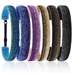 Nenjindz glitter headbands pack6 front view for coordinated party styling