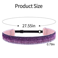 Nenjindz glitter headbands six colors for daily outfits