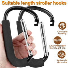 NEOACT large clip close-up highlights sturdy aluminum and anti-slip grip.