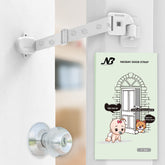 Neobay child-proof door lock strap latch enables safe cat access while keeping kids out.