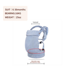 Nest Blanche baby carrier in weight range 7-35 lbs ready for evolving little ones.