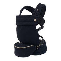 Nest Blanche ergonomic baby carrier front view for comfortable newborn cuddles.