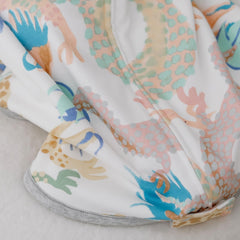 Nest Designs Swaddle Sleep Bag Dragon Dance bamboo jersey softness enhances daytime naps